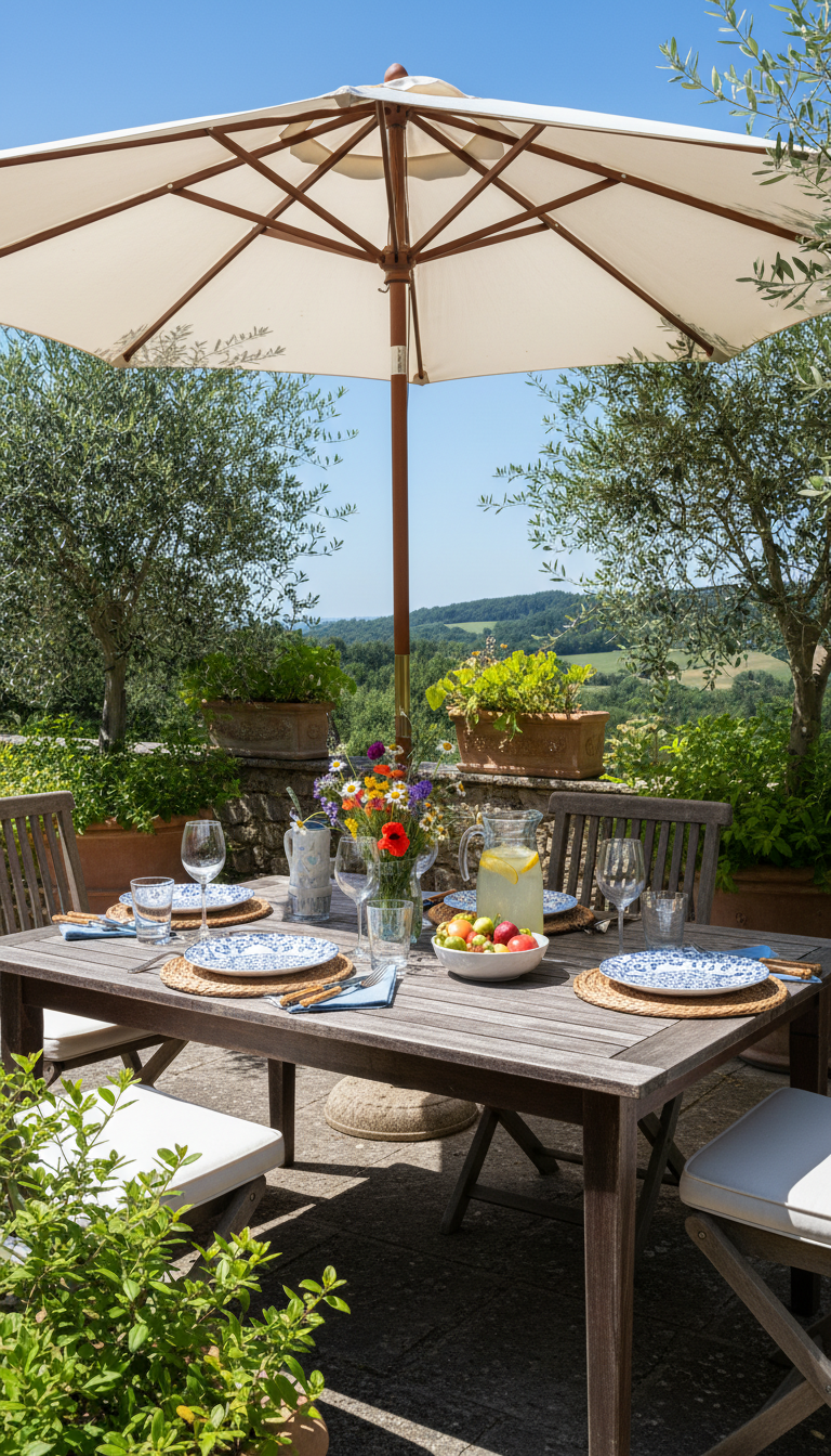 7. Design a Dedicated Alfresco Dining Spot