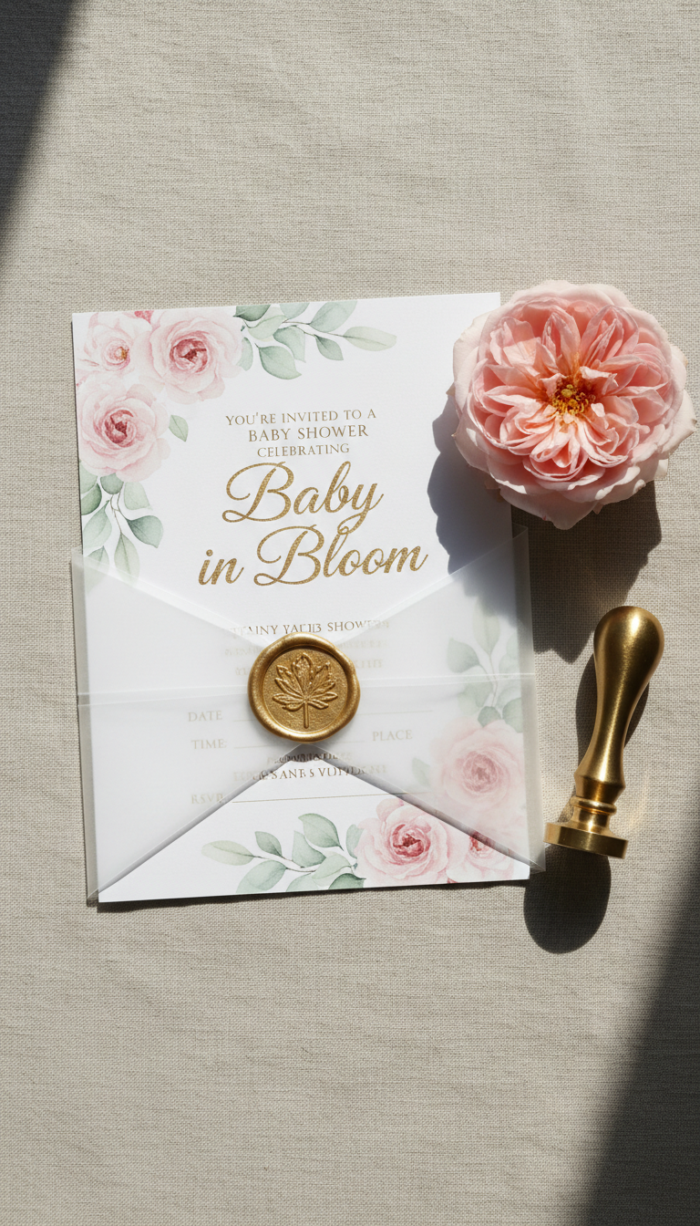1. Enchanting Invitations to Set the Tone