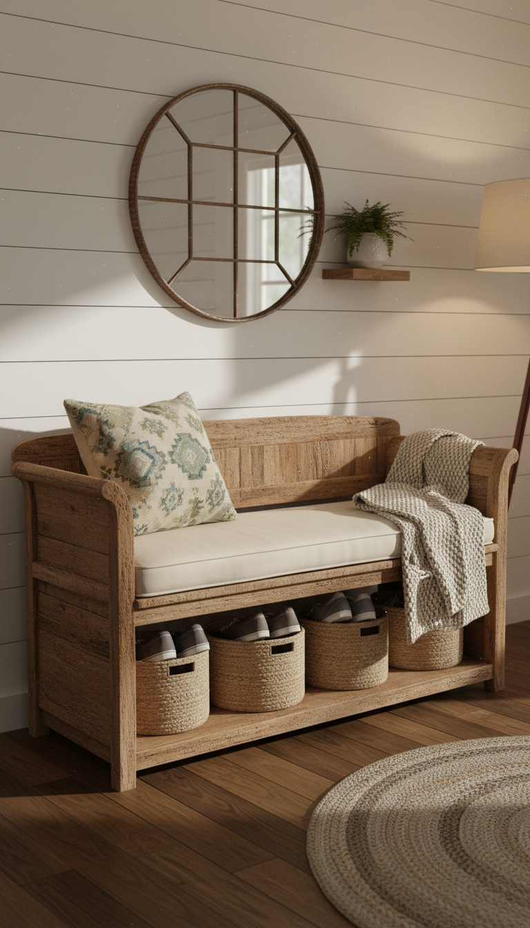 3. Create a Welcoming Bench Seat