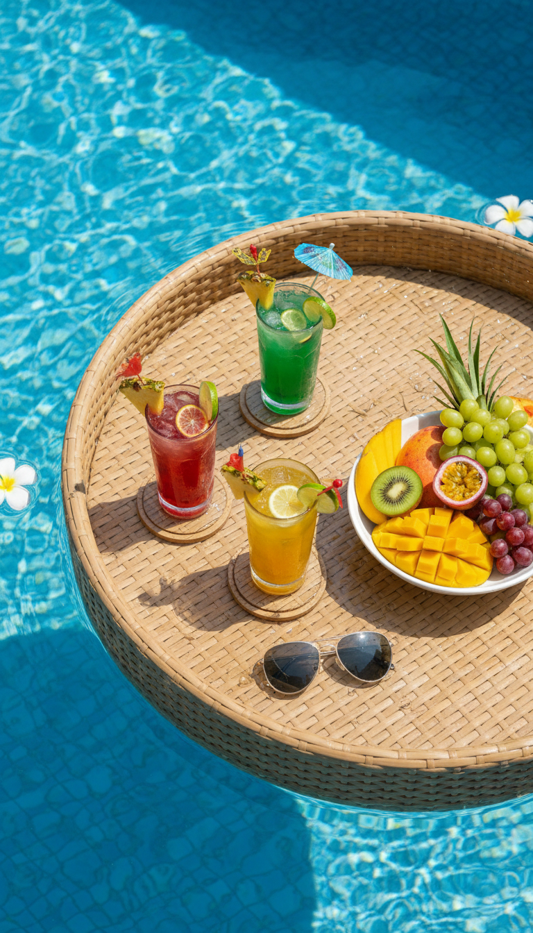 3. The Ultimate Floating Drink and Snack Caddy