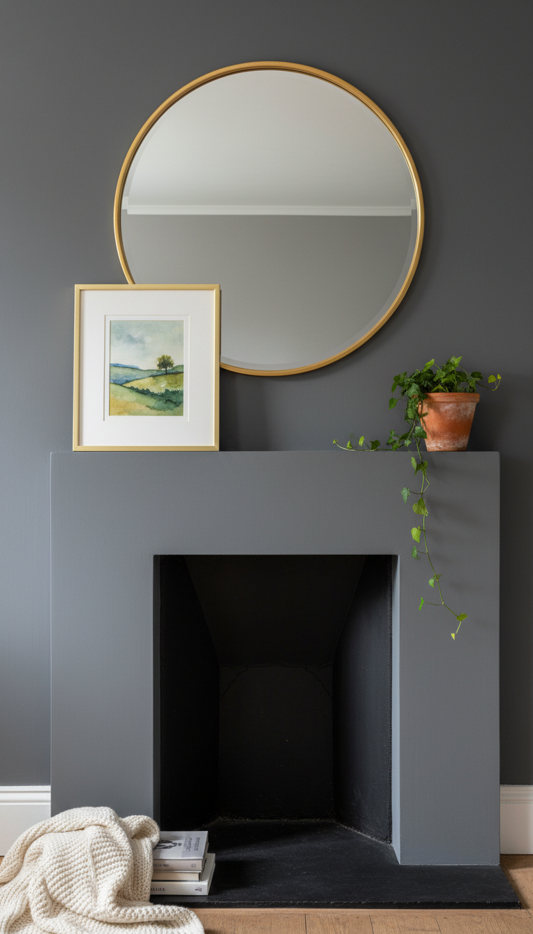 2. Layer Art and a Statement Mirror