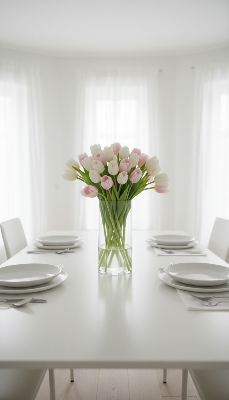 3. Minimalist Tulip Elegance