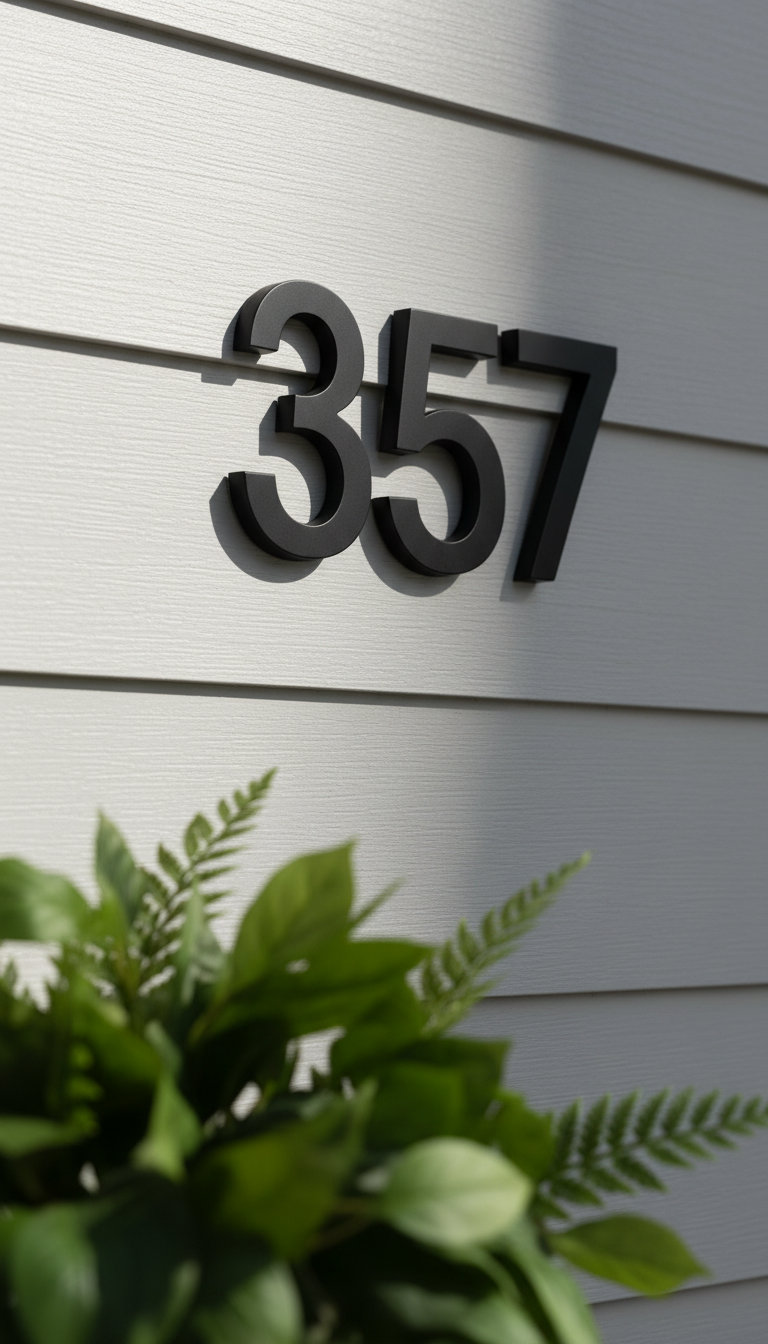 9. Upgrade Your House Numbers