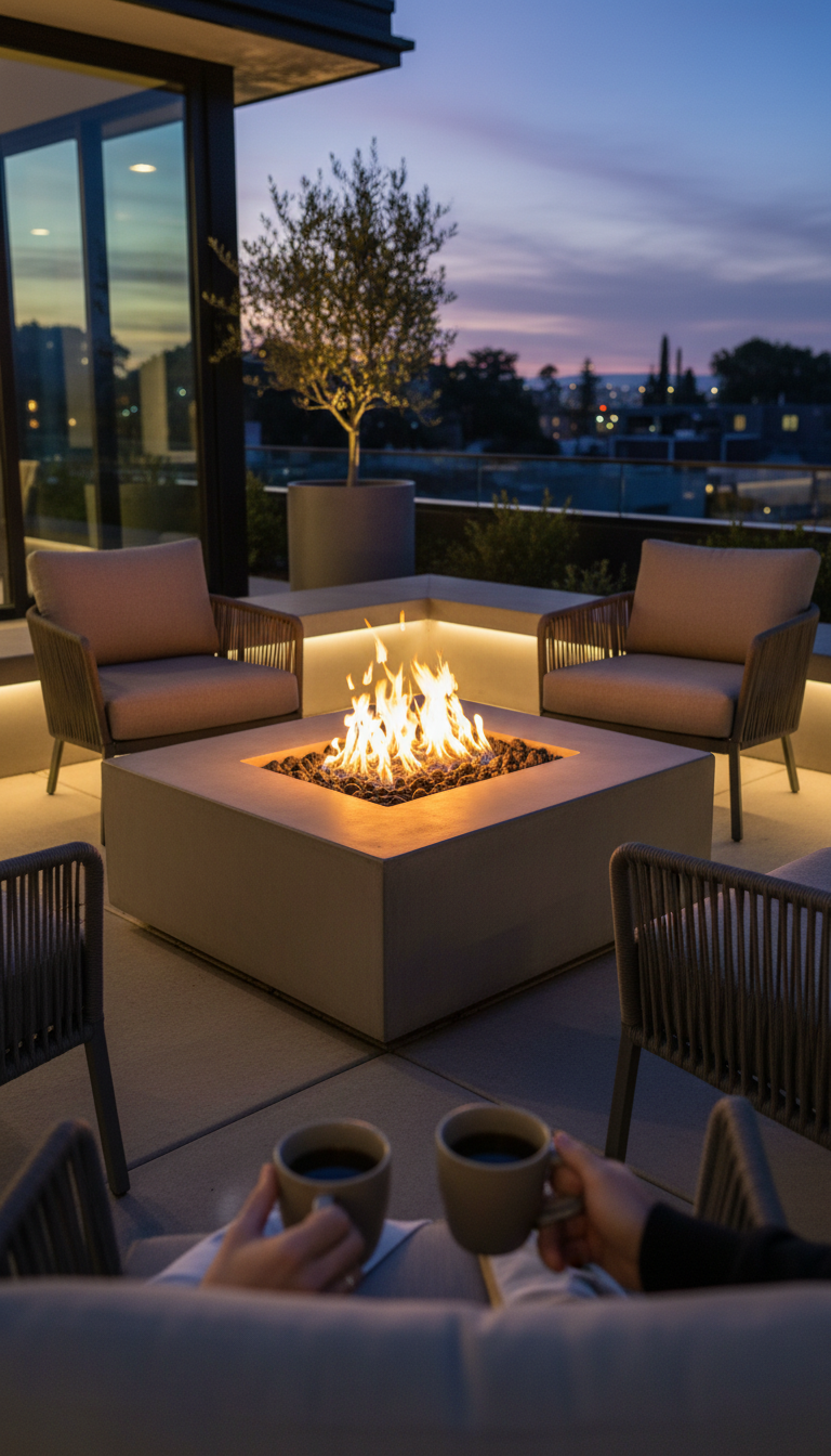 5. Add a Warm & Inviting Fire Pit