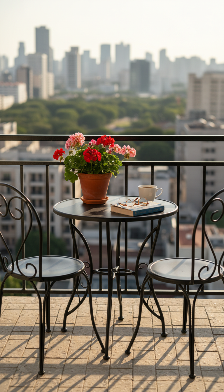 3. The Charming Small-Space Bistro Set