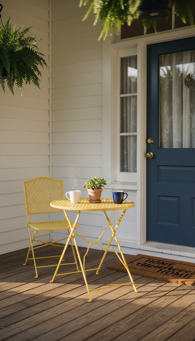 2. Choose Compact & Chic Seating