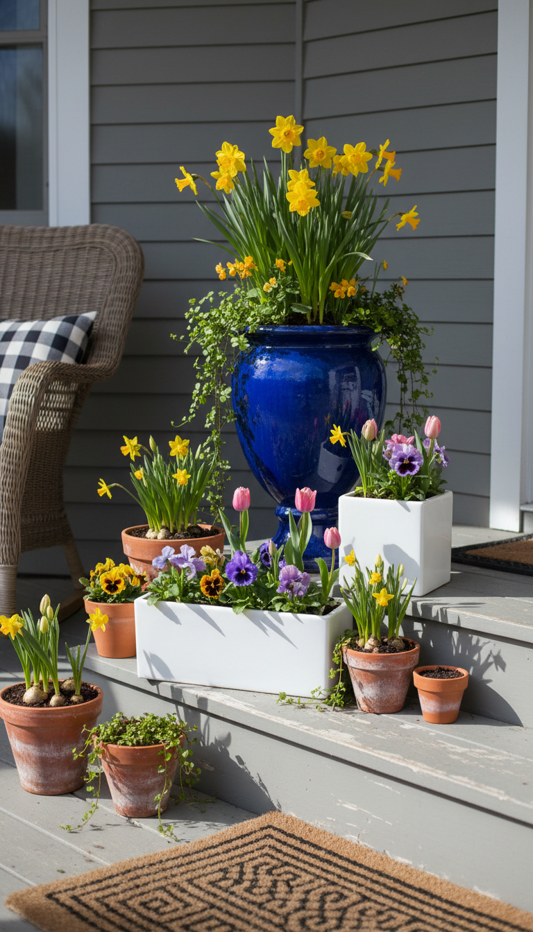 2. Plant a Vibrant Container Garden
