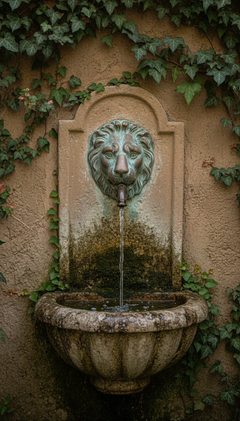 3. The Space-Saving Wall-Mounted Fountain