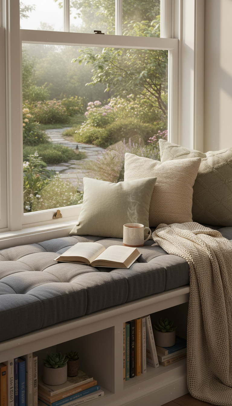 1. The Classic Window Seat Sanctuary