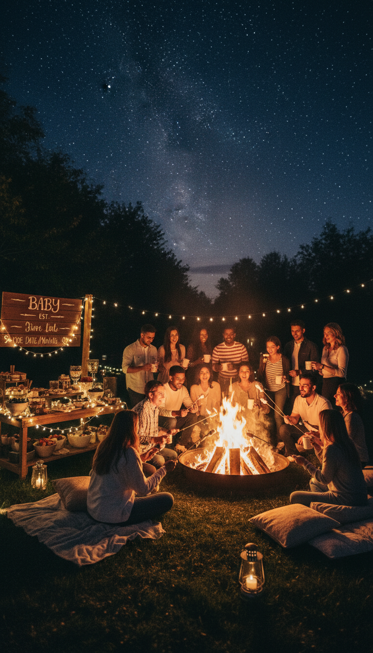 12. Stargazing S'mores and Bonfire Bash