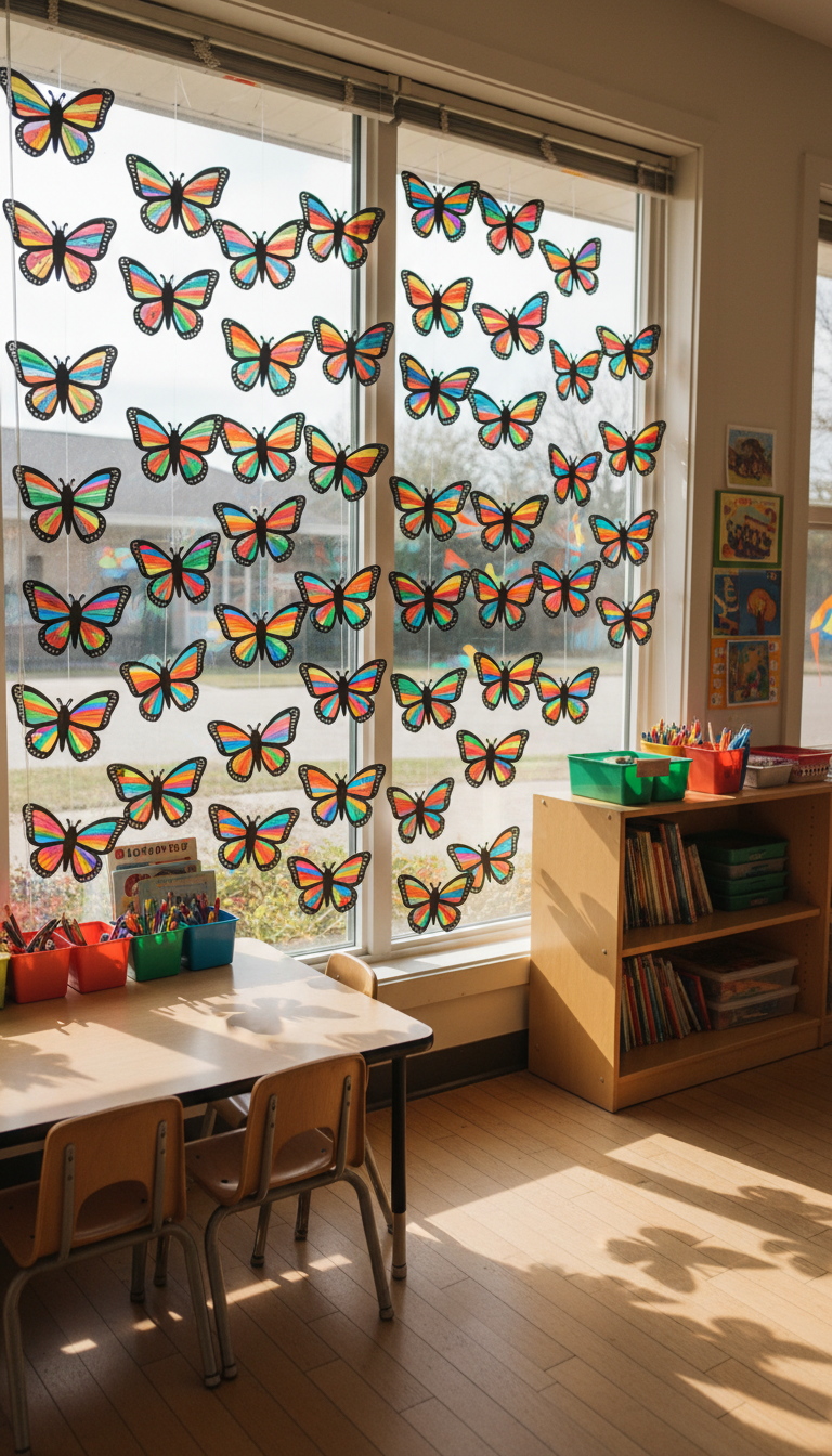 1. Fluttering Butterfly Suncatchers