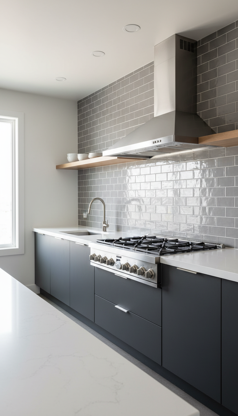 9. The Classic Chimney Hood: Timelessly Elegant