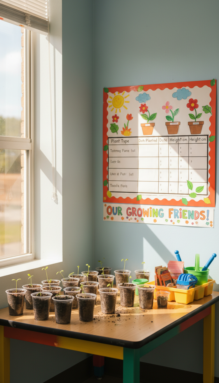 7. Interactive 'Seeds of Knowledge' Planting Station