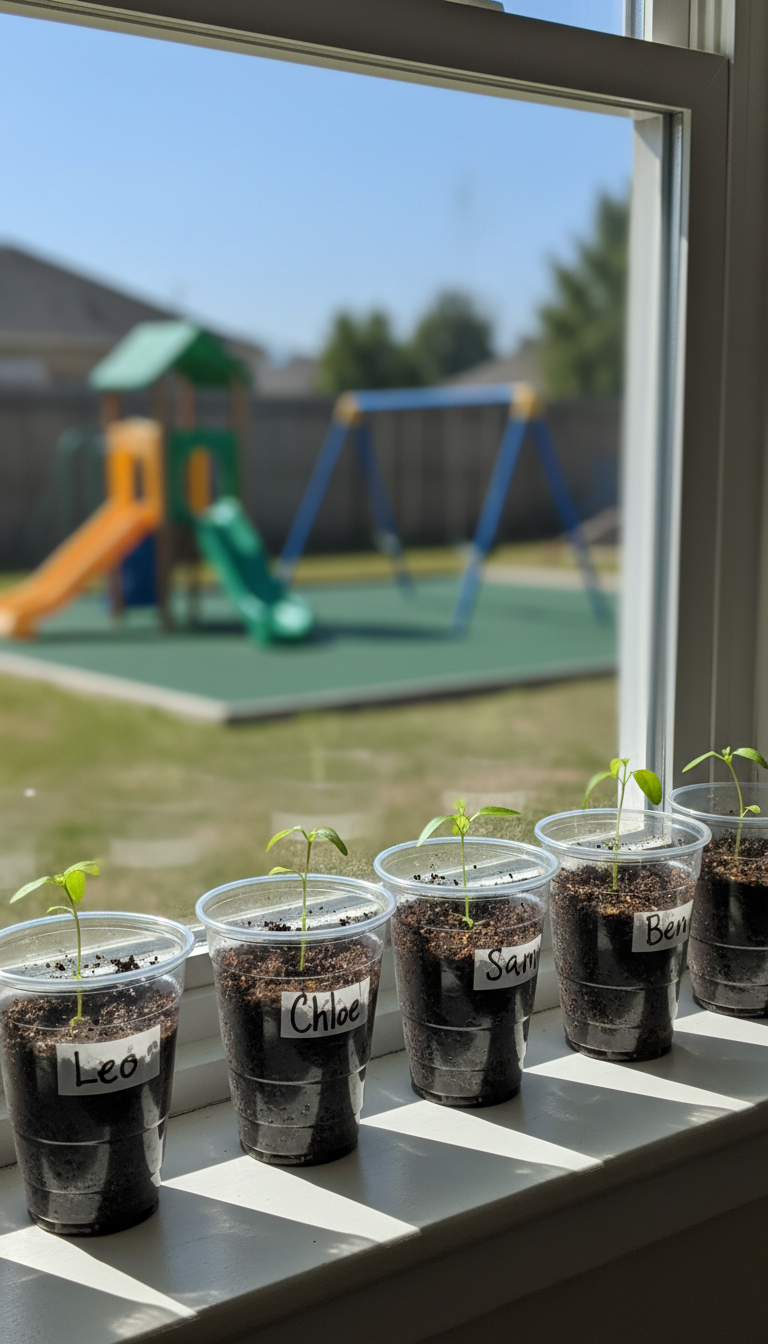 10. Classroom Seed-Starting Station