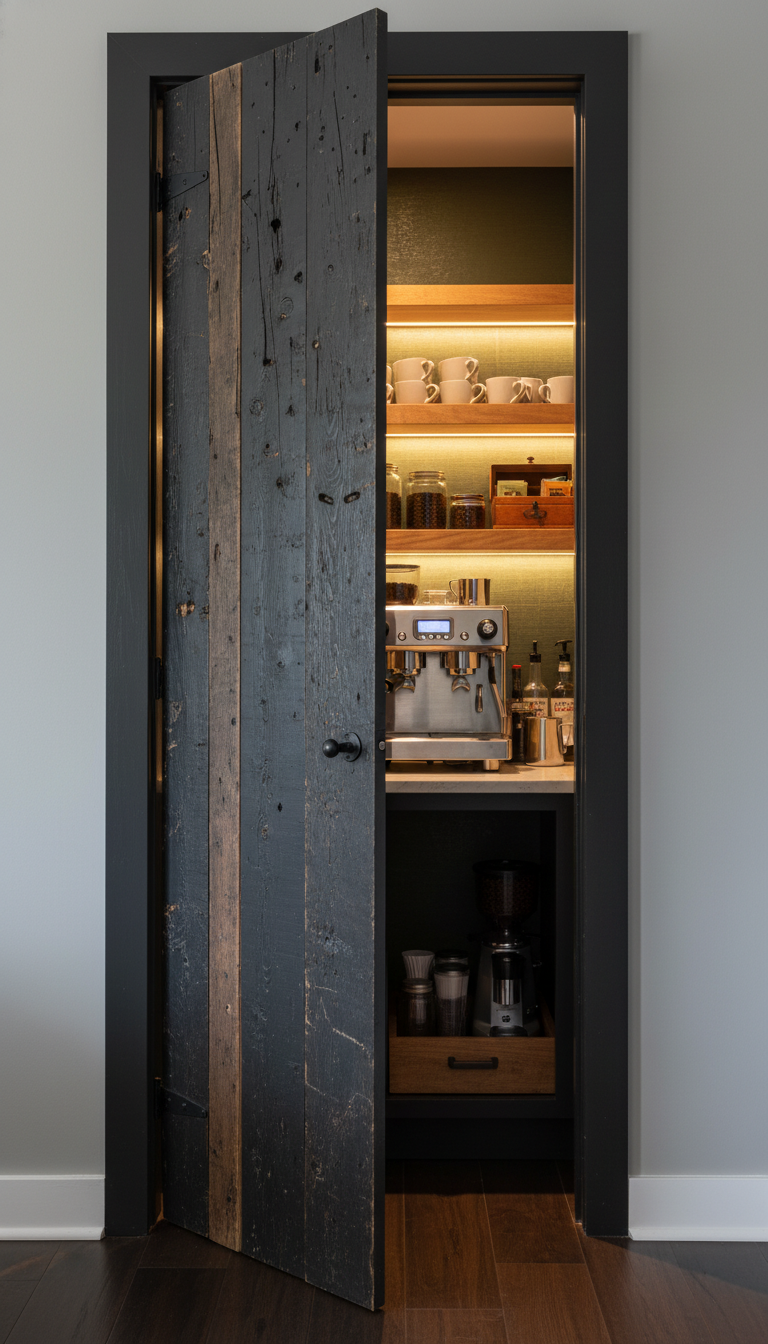9. The Concealed Coffee Bar Door