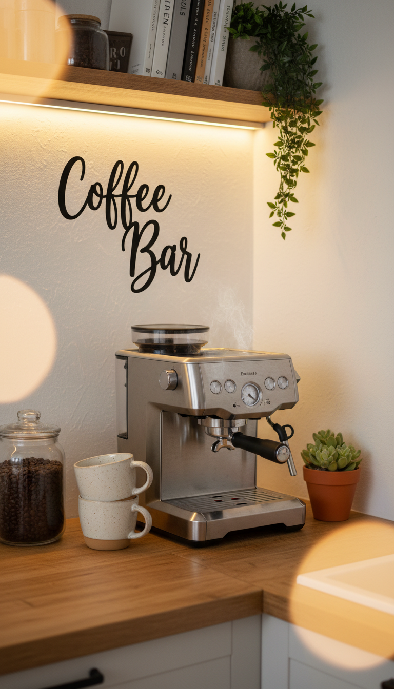 3. The Chic Coffee Bar Corner