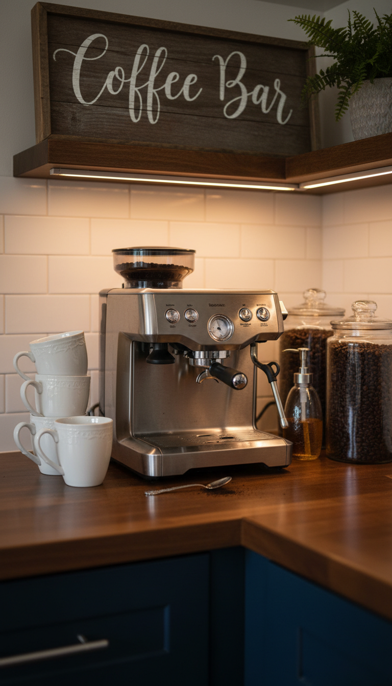 3. The Dedicated Coffee Bar Sign