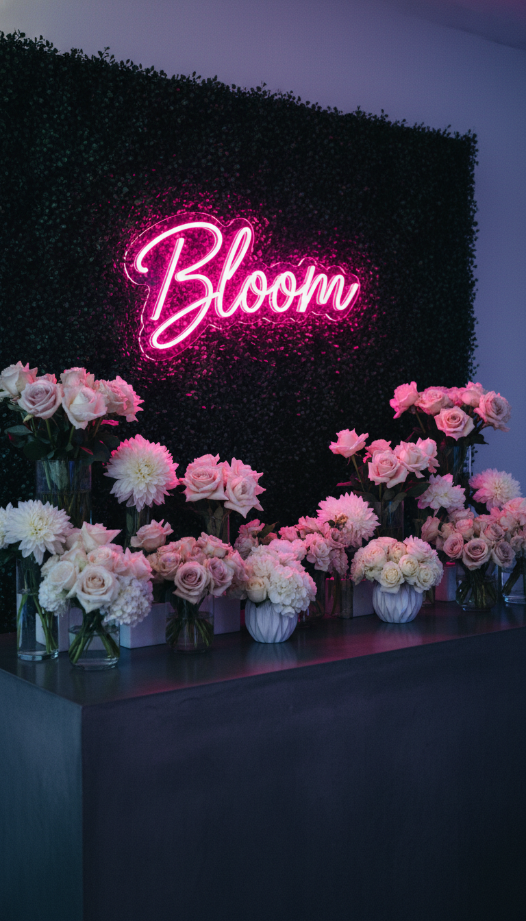 7. Trendy Custom Neon Sign