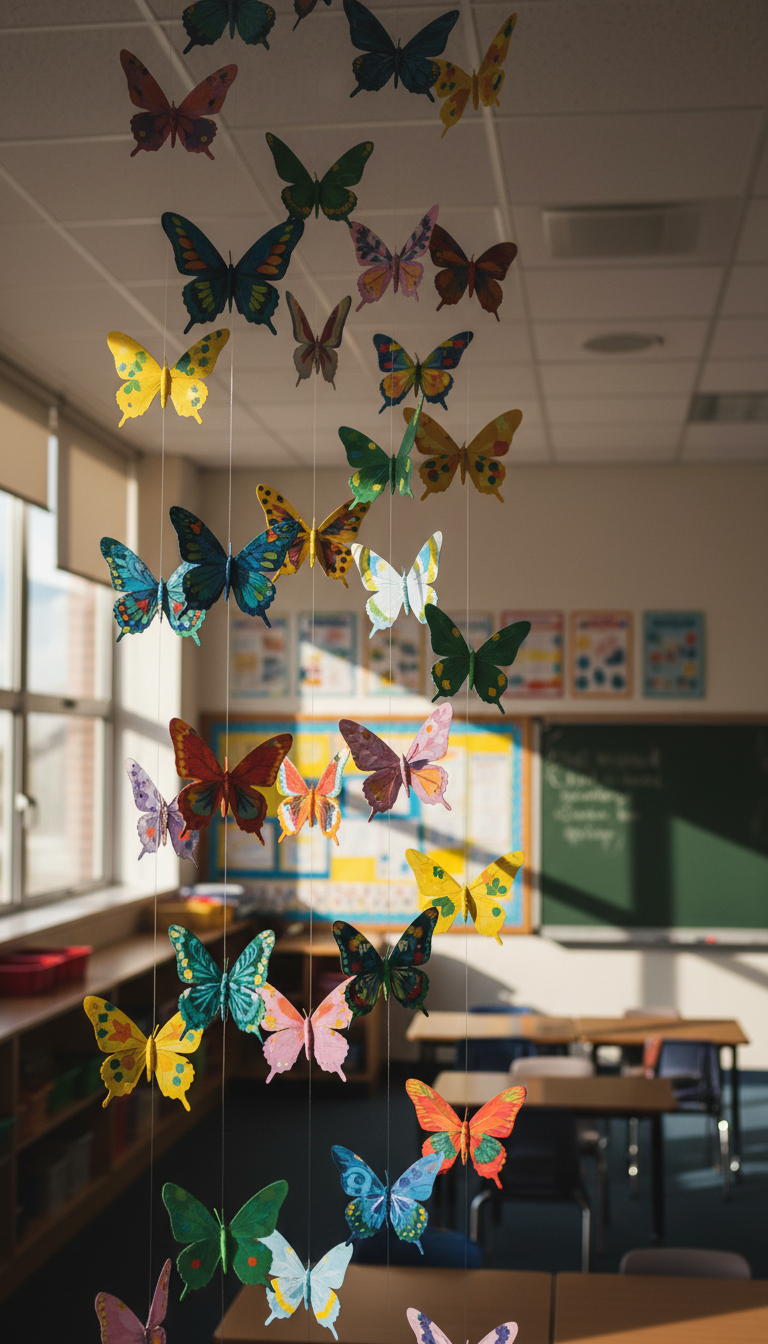 2. Create a Cascade of 3D Butterfly Mobiles