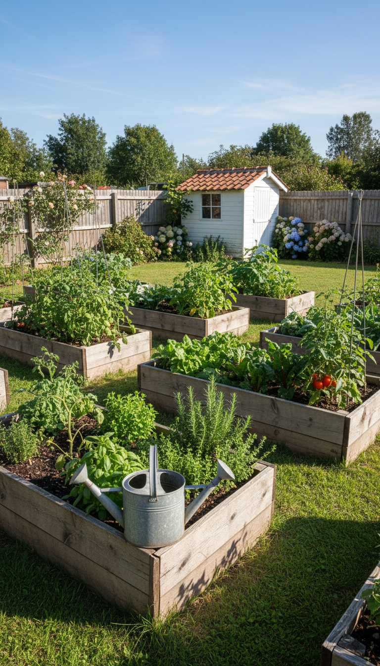 10. Grow Your Own Food in Raised Garden Beds