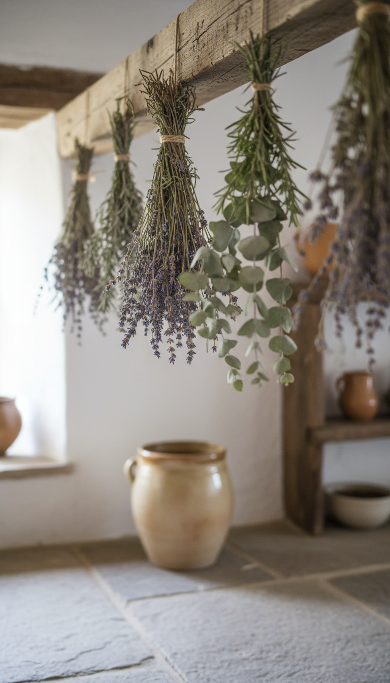 6. Decorate with Dried Herbs and Botanicals