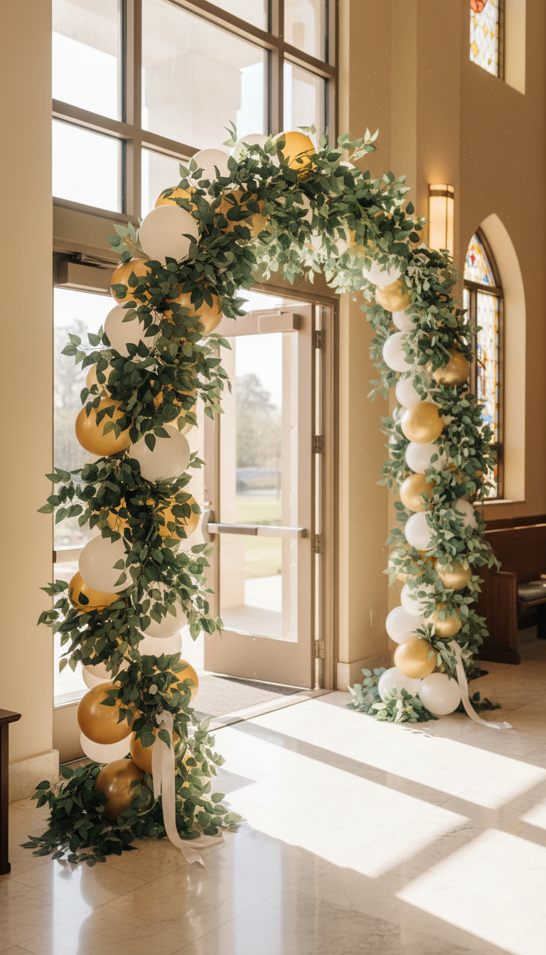 9. A 'He is Risen' Foyer Archway