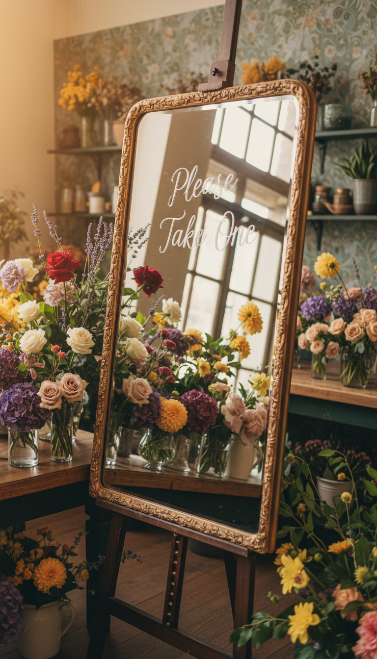 4. Elegant Gold Framed Mirror