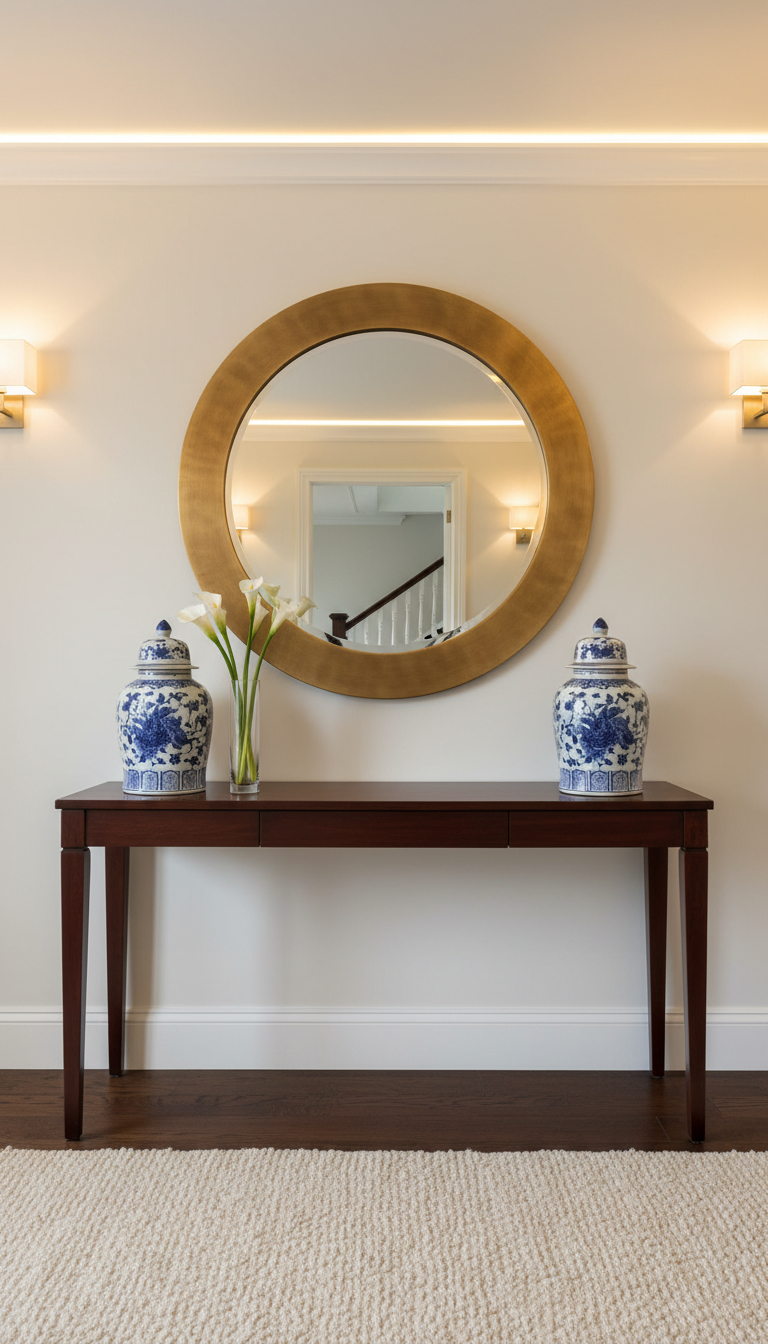 3. The Symmetrical Entryway Welcome