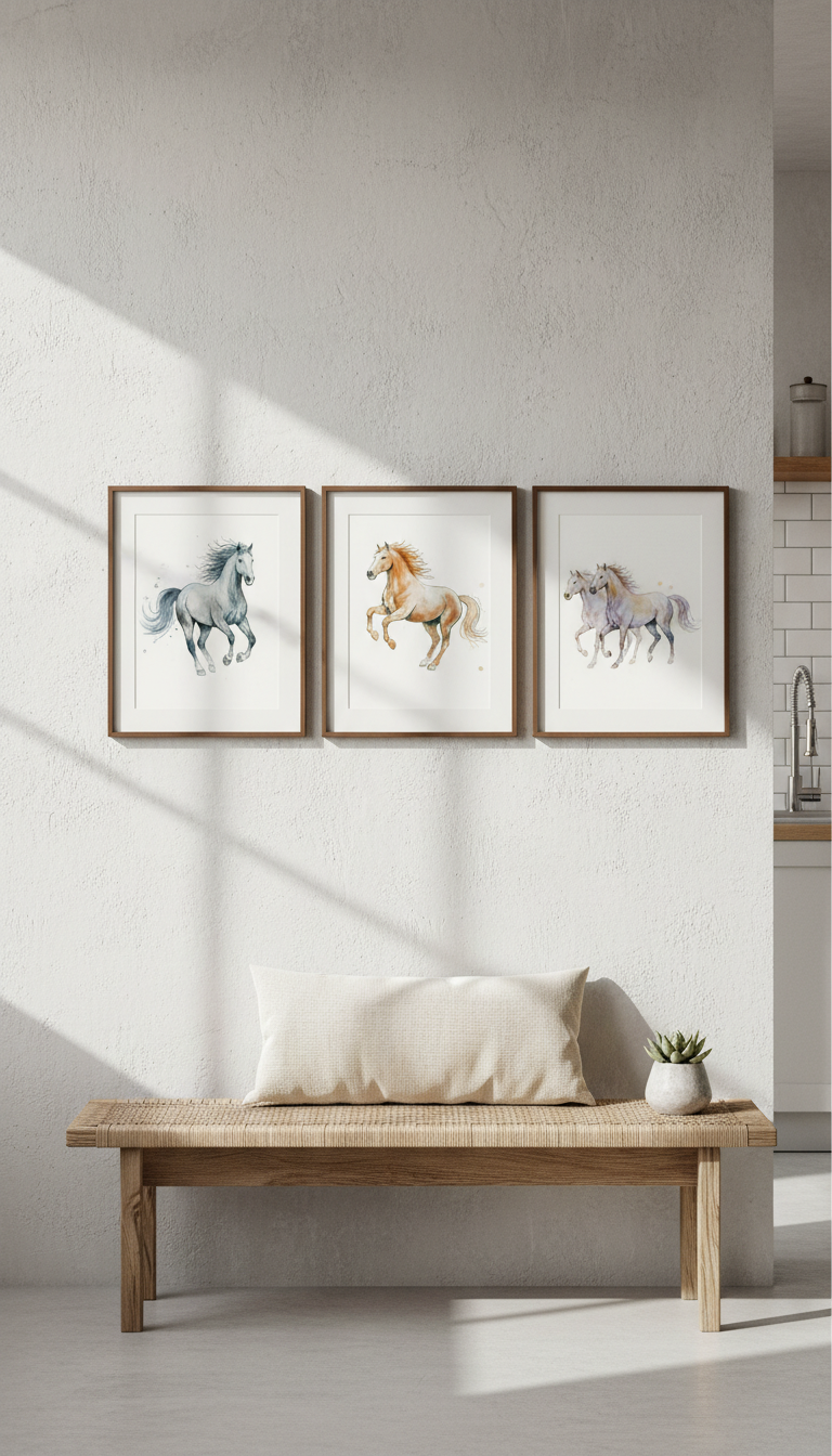 2. Elegant Equestrian Art Prints
