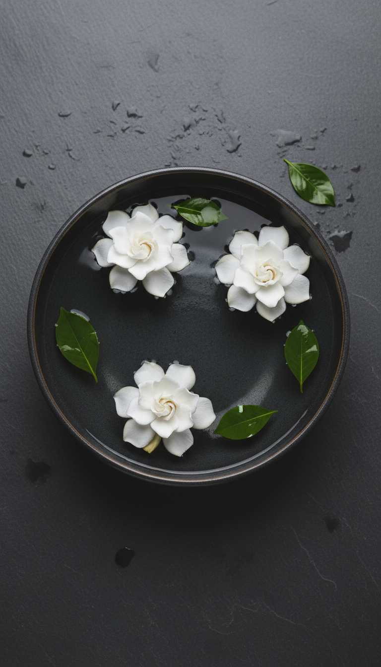 6. Serene Floating Blooms Bowl
