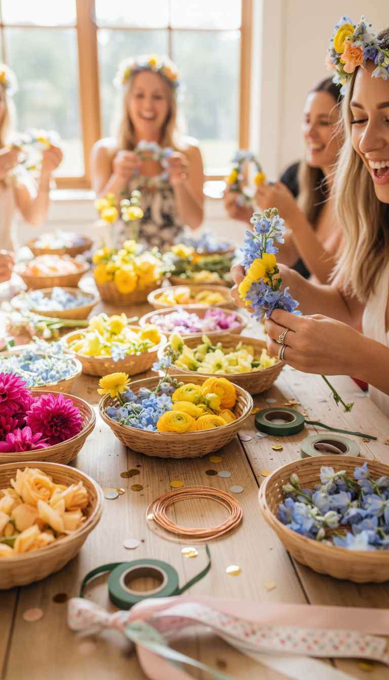 6. The Flower Crown Creation Bar