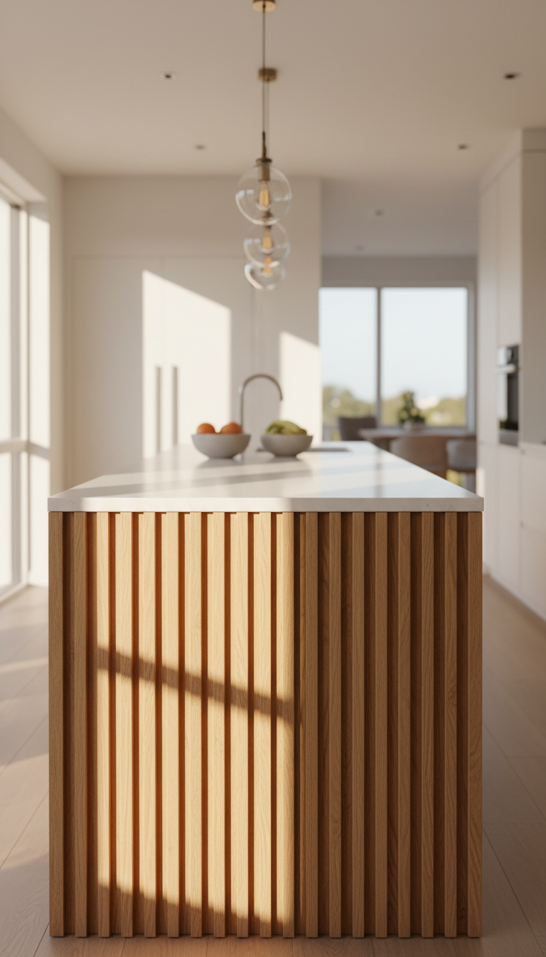 11. The Textural Fluted Wood Detail