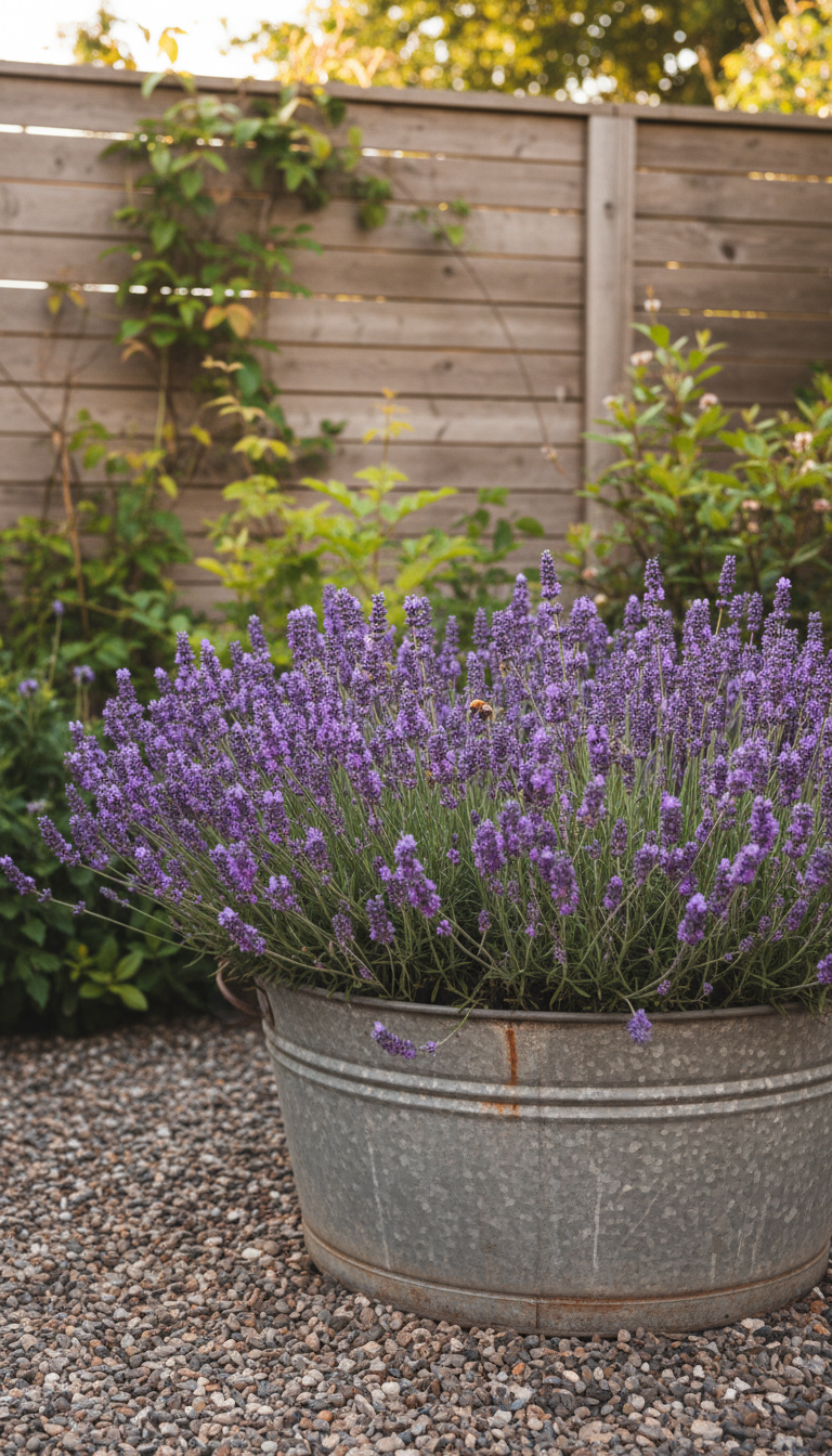 2. Go Galvanized: Tubs, Buckets, and Bins