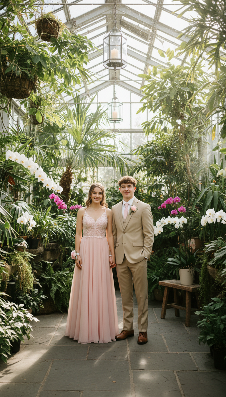 7. Greenhouse & Botanical Garden Glamour