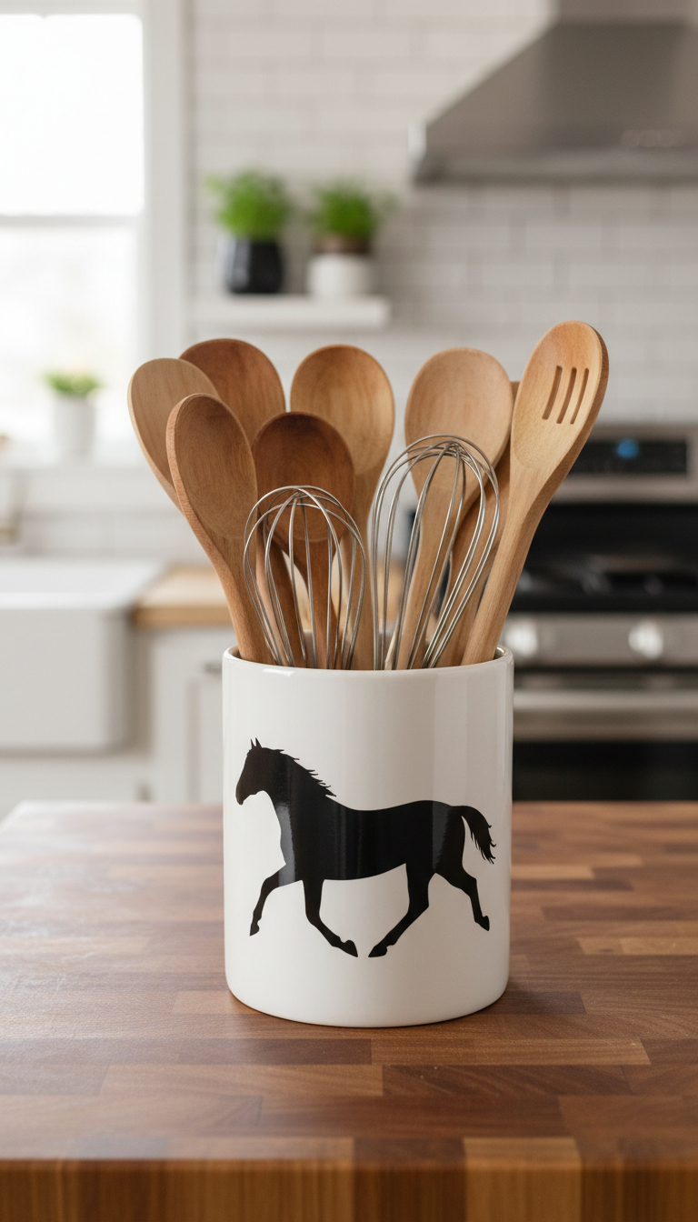5. A Galloping Utensil Holder