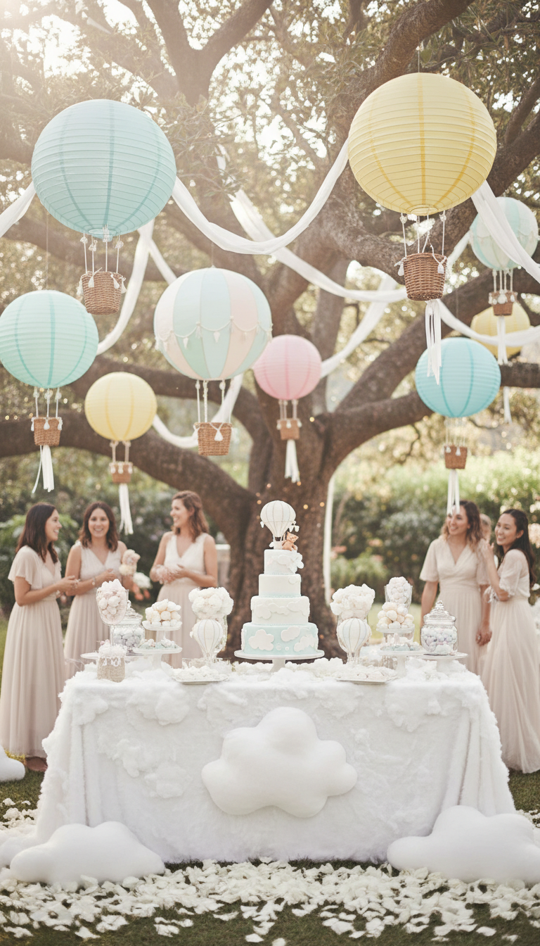 9. Whimsical Hot Air Balloon Adventure