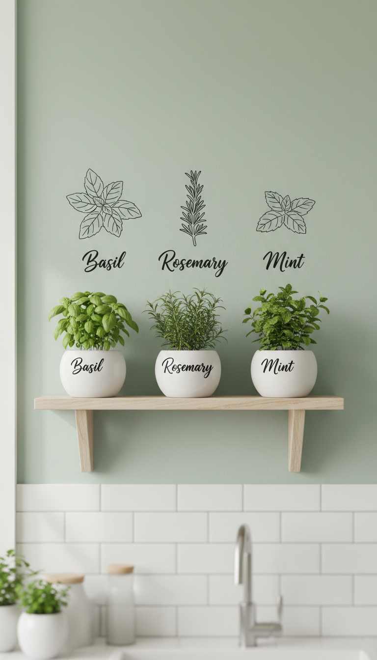 2. An Artistic Herb Garden