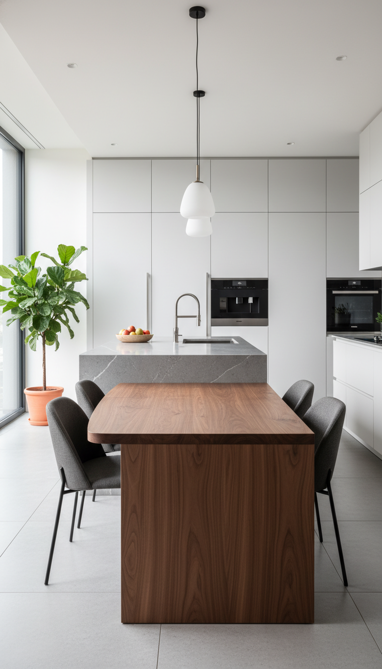 5. The Integrated Dining Table