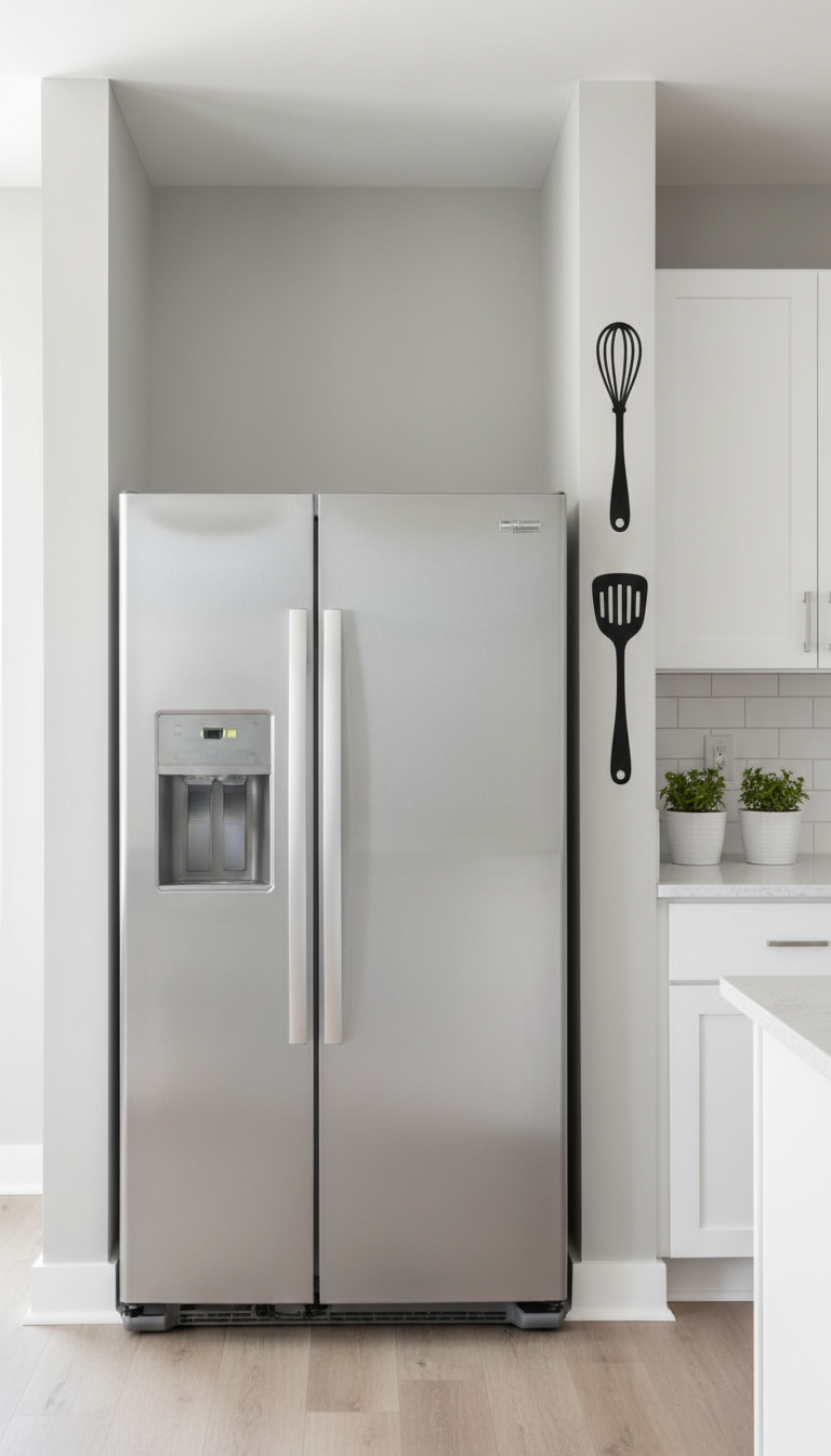 14. Whimsical Kitchen Utensil Silhouettes