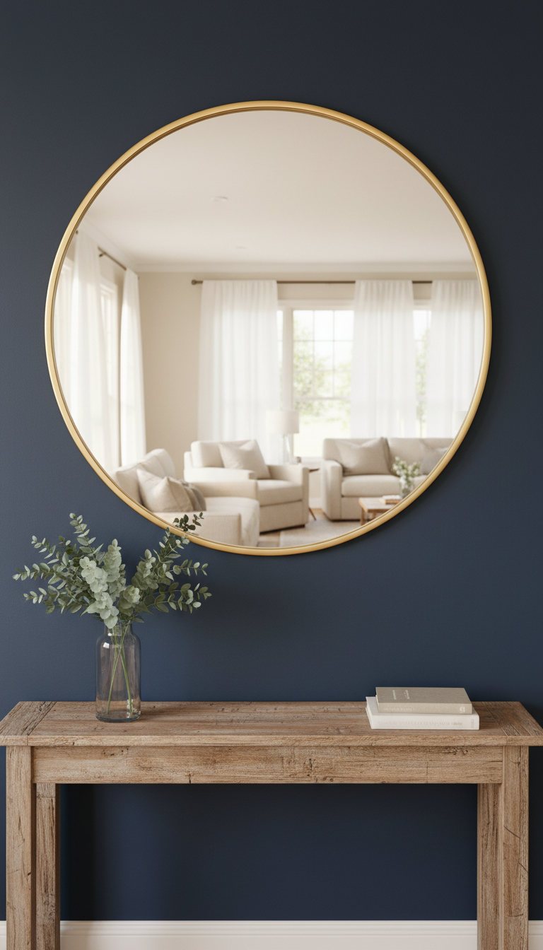 3. Expand Your Space with a Chic Mirror