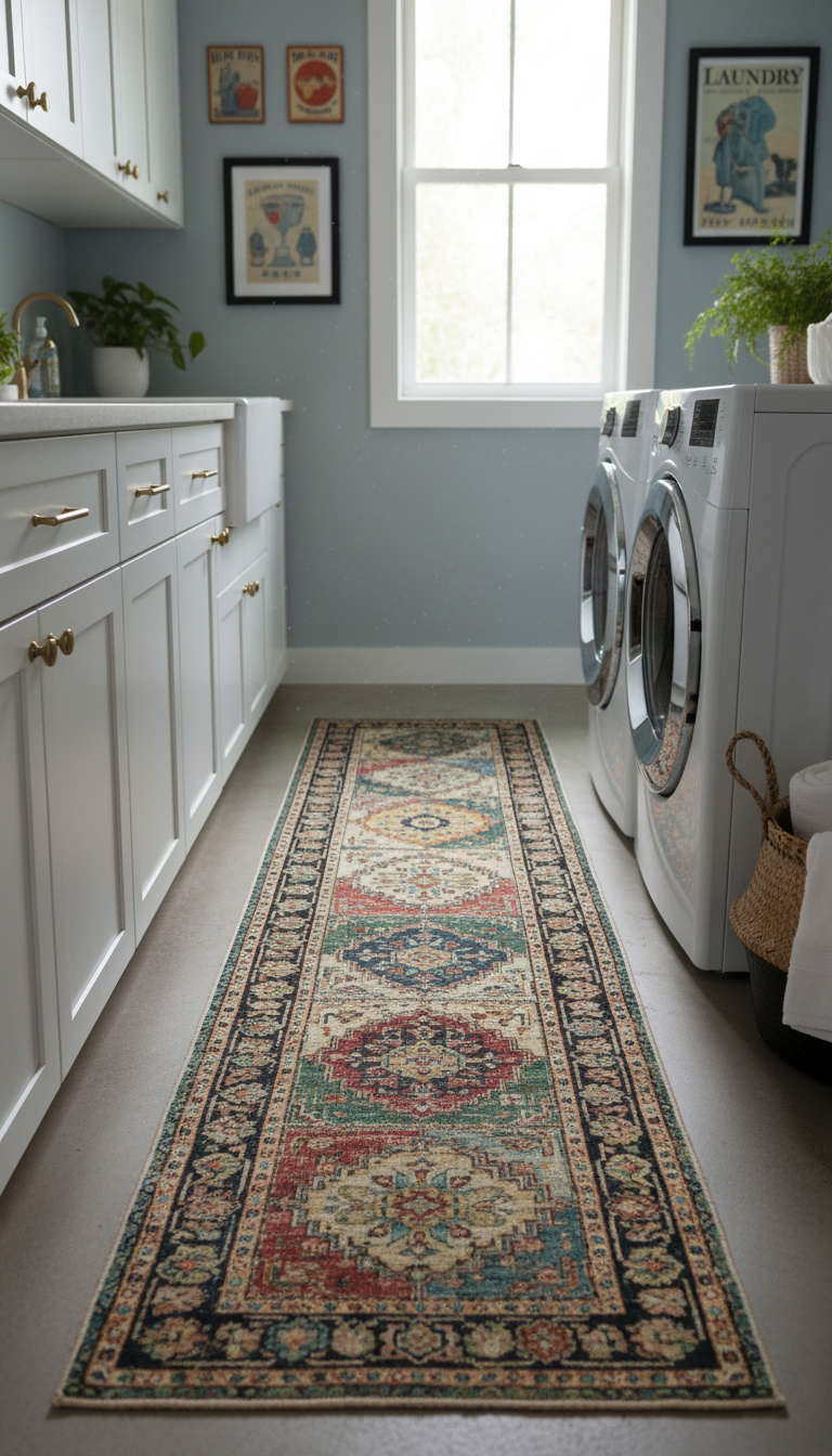 10. Add Softness with a Runner Rug
