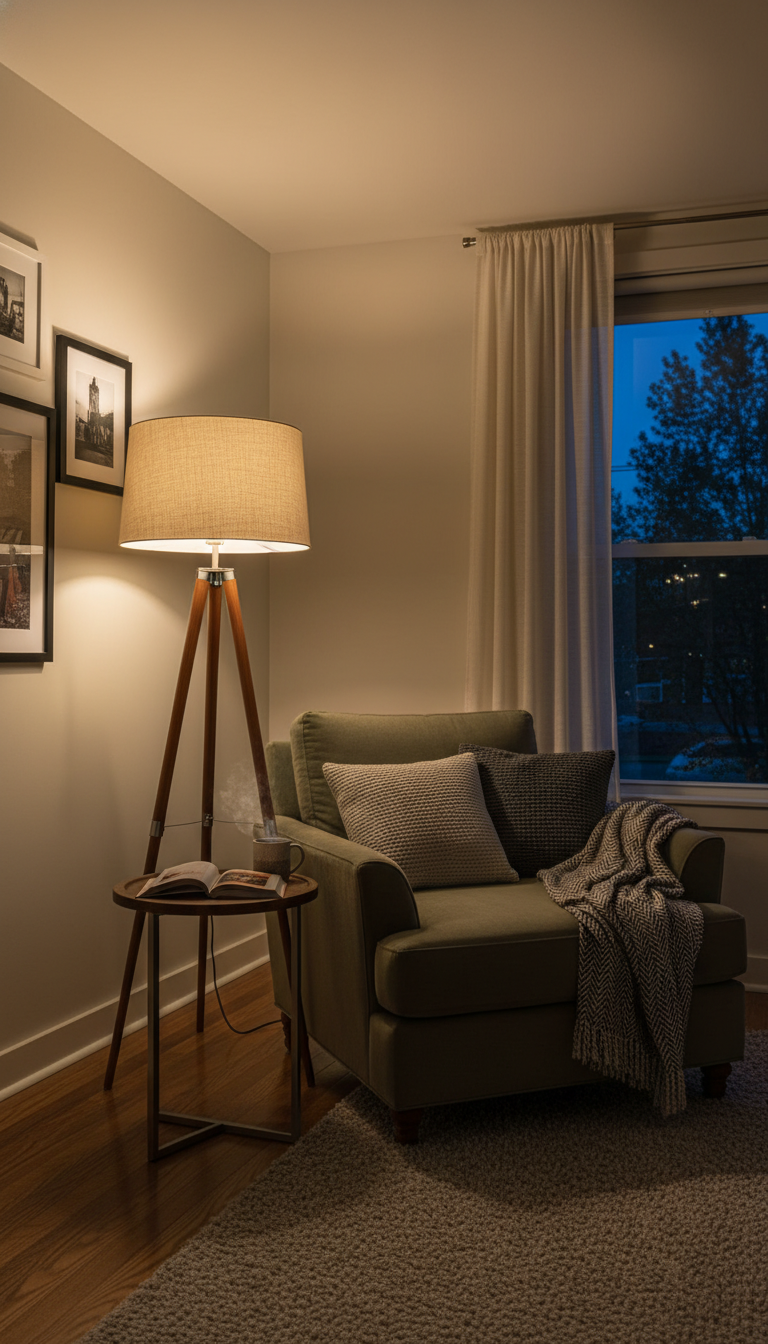 Layer Your Lighting for Warmth and Ambiance
