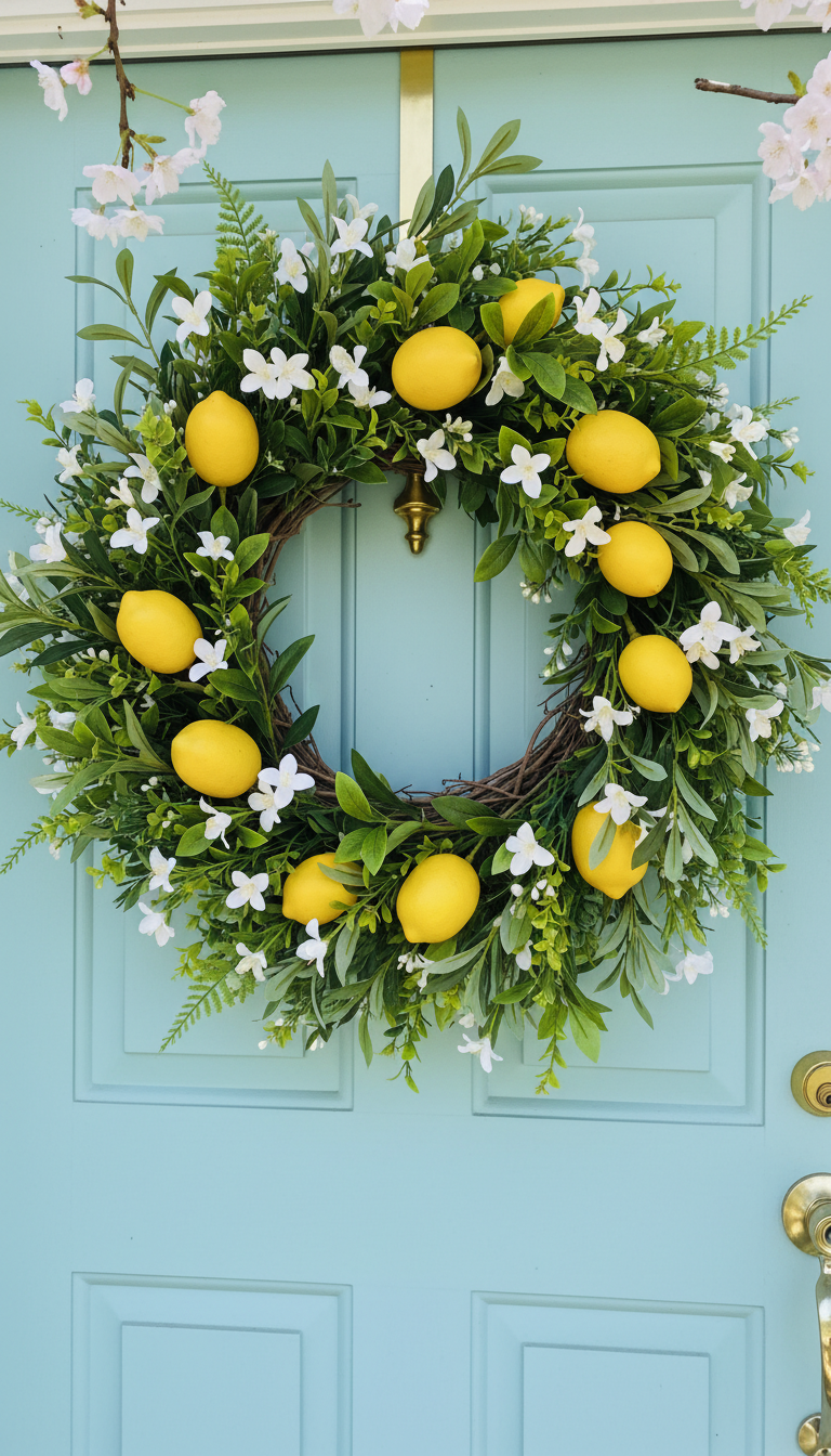 5. Zesty Lemon & Greenery