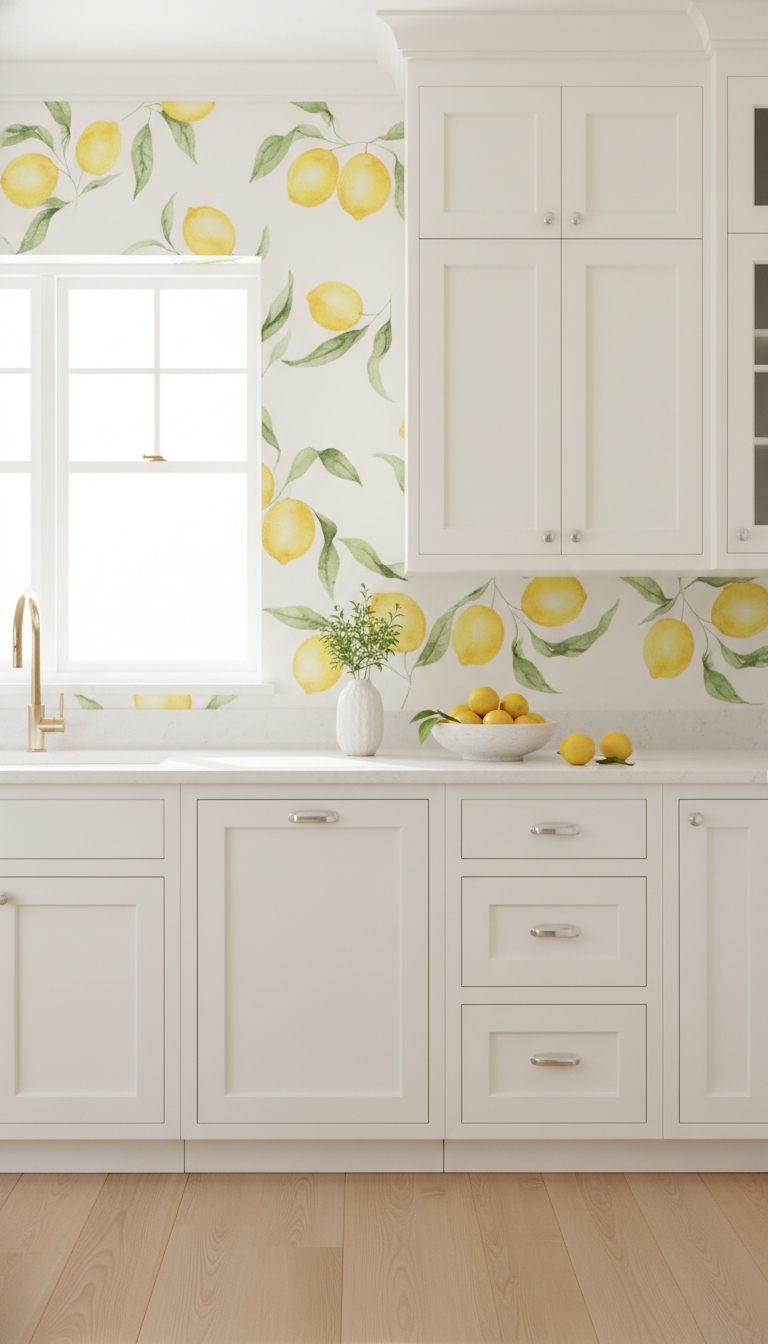 9. Vibrant Lemon and Citrus Prints