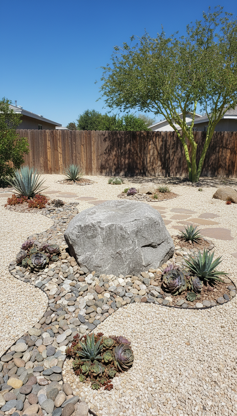 6. Go Low-Maintenance with a Rock Garden