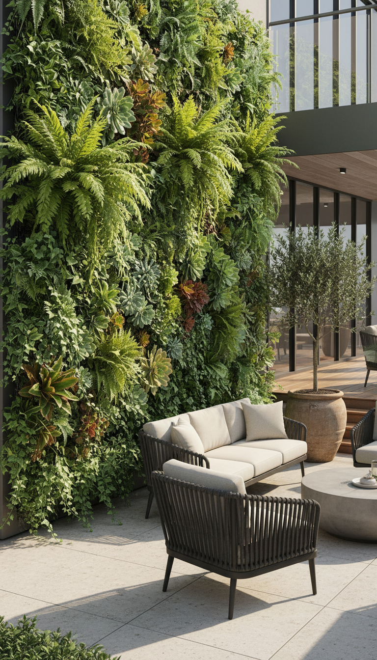1. Create a Lush Vertical Garden