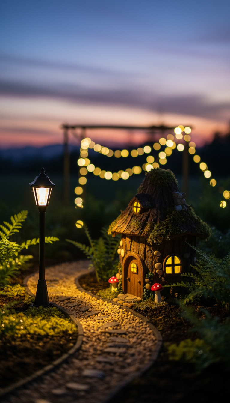 5. Illuminate the Night with Magical Lighting
