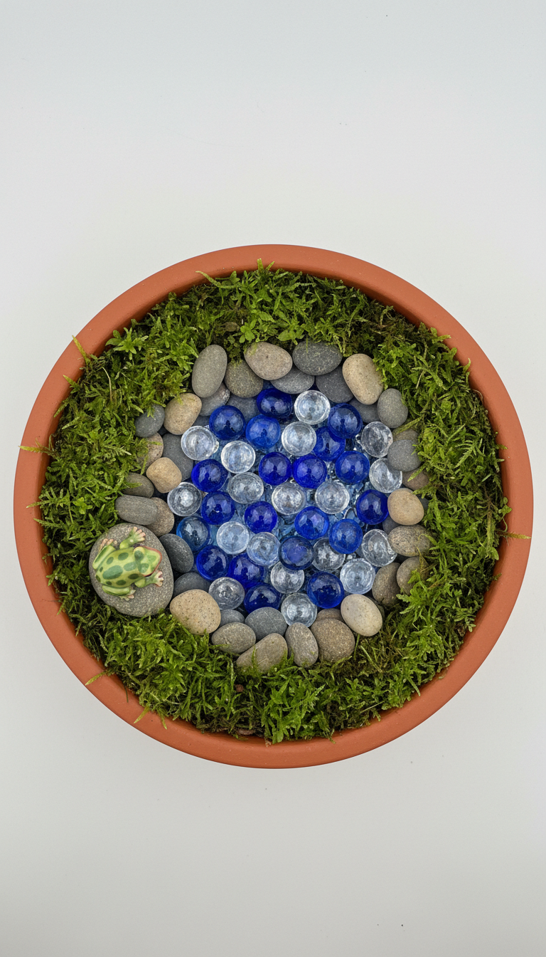 3. Add Serenity with a Tiny Water Feature