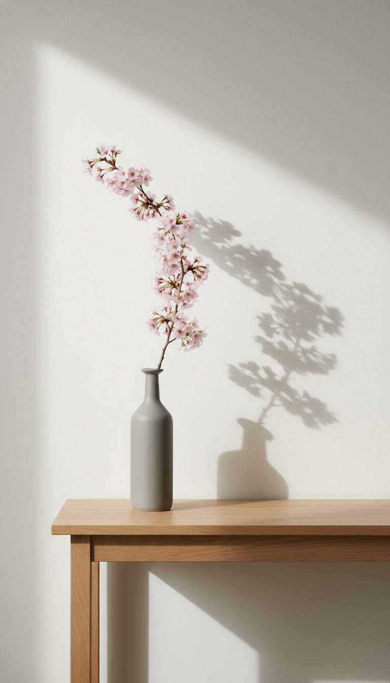 8. Minimalist Single Stem Statement