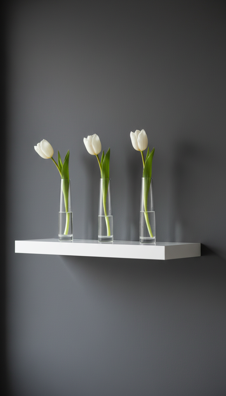 2. The Modern Minimalist Shelf